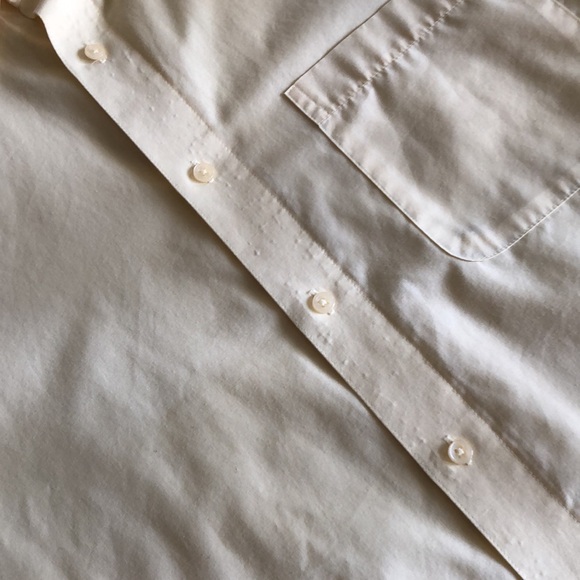 Vintage Pierre Cardin butter stick yellow button up short sleeve shirt - Picture 5 of 14